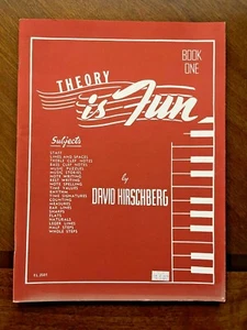 Theory is Fun - Book 1 by David Hirschberg 1950 - Picture 1 of 3
