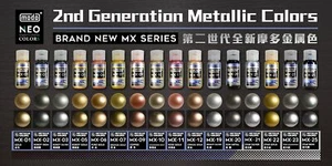 Pintura lacada color metálico modo NEO MX01-37 (30 ml) varias opciones disponibles - Imagen 1 de 25