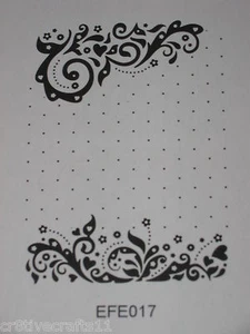 NELLIE SNELLEN EMBOSS FOLDER "VINTASIA CELEBRATIONS" EFE017 CARDS & SCRAPBOOKING - Imagen 1 de 1
