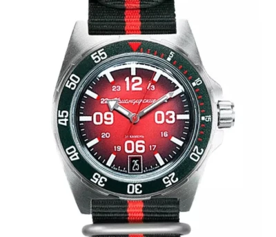 Vostok Komandirskie 95059B Watch Automatic Exclusive Model USA Seller - Image 1 of 4