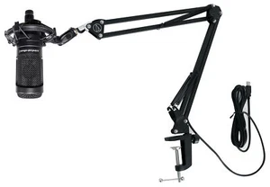 Audio Technica AT2050 Studio Condenser Recording Microphone Mic+Boom Arm - Picture 1 of 12
