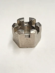 (4) 5/8-18 Ranurado Hexagonal Castillo Tuerca Cotter Pin Bloqueo .625-18 Fino UNF 11/16" Alto - Imagen 1 de 7