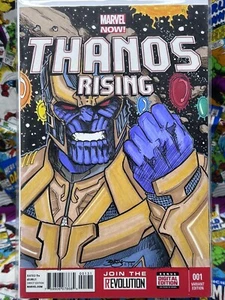 Thanos Rising #1 Sketch Cover By: Brian Barjta - Picture 1 of 1