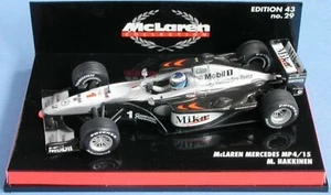 WOW EXTREMELY RARE McLaren MP4/15 MB Hakkinen Silverstone 2000 1:43 Minichamps - Picture 1 of 3