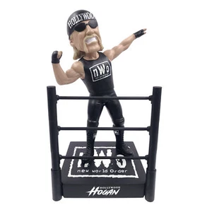 Bobblehead exclusivo base anillo "Hollywood" Hulk Hogan (nuevo orden original) WWE #/360 - Imagen 1 de 4