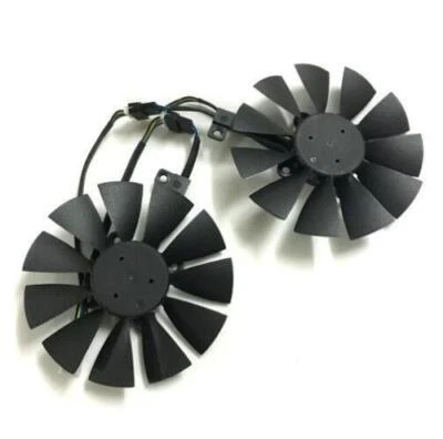 2pcs VGA Fan GTX 1070/1060 for asus dual GTX1060 GTX1070 4Pin graphics card fan - Image 1 of 3