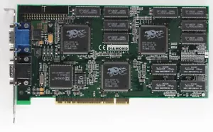 PCI Video card - DIAMOND MONSTER 3D II - 3dfx Voodoo 2 - 8MB - TESTED - Picture 1 of 2