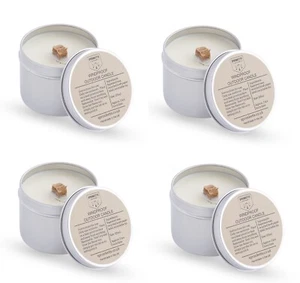 4 x Outdoor Wind Resistant Candles Eco Rapeseed Wax Garden Marschall Swedish - Picture 1 of 1