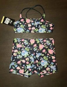 NEW GIRLS ART CLASS 2 PIECE SWIMSUIT SIZE M 8 - Picture 1 of 2