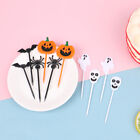 10Pcs Halloween plastic toothpick cake fruit stick fruit fork stick
