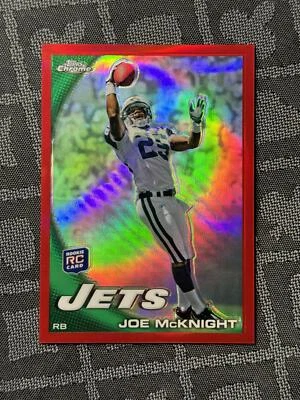 2010 Topps Chrome #C159 Joe McKnight Red Refractors #/25 - Image 1 of 2