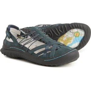 JBU by Jambu Damenschuhe kastaniefarbene geschlossene Zehe Leder-Sandalen marineblau 9M NEU - Bild 1 von 11