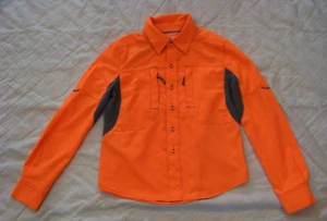 Boys Magellan Long Sleeve Shirt - Fish Gear - MagWick - XS - Neon orange - Picture 1 of 15