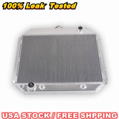 4Row Radiator For 1966-1971 1972 1973 1974 1975 1976 1977 1978 1979 Ford F-100 Foto 1 de 4