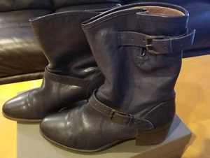 ugg neu Kollektion mit Conchetta Stiefeln SCHWARZ Größe 11 Made in Italy $ 375 Rtl - Bild 1 von 13