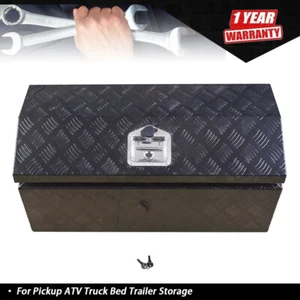 30"  Tool Box for ATV Storage Truck Pickup RV Black with Lock and Key - Imagen 1 de 9