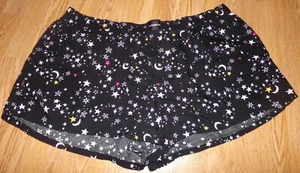 Joyspun DAMENGRÖSSE 3X 22W-24W SCHWARZ BAUMWOLLMISCHUNG SCHLAFSHORTS STERNE - Bild 1 von 2