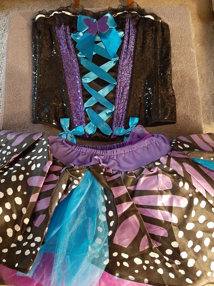 Sexy Corsé Disfraz Mariposa Leg Avenue 2 Piezas con Falda de Tul Foto 1 de 4