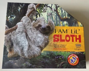 SPIEL Puzzle I Am Lil' Sloth (100 Teile/Pieces 5+) MADD CAPP PUZZLES - Bild 1 von 8