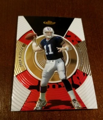 2005 Topps Finest Football #19 Drew Bledsoe Dallas Cowboys Card - Image 1 of 2