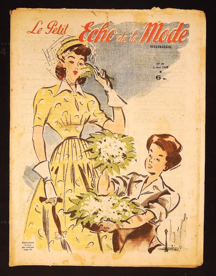 Le Petit Echo de la Mode année 1948, Ancien magazine Français N°18 - Photo 1/1
