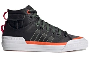 Adidas Herren Größe 7 Originals Nizza Hi DL schwarz grün orange GZ2653 neu mit Etikett - Bild 1 von 6