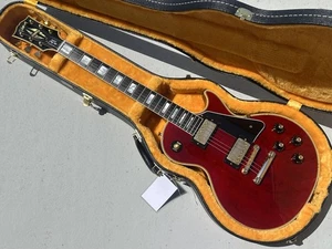 Gibson Custom Shop PSL 1968 Les Paul Custom Vintage Gloss Antique Wine Red - Picture 1 of 10