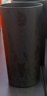 Copo plástico Mainstays 26 oz edição Halloween, copos gravados, pacote com 4 - Imagem 1 de 2