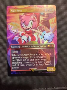 Amy Rose (Rainbow Foil) Secret Lair Drop Foil - Foto 1 di 2