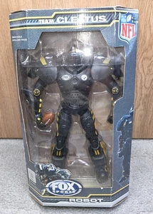 NFL Fox Sports PITTSBURGH STEELERS Team Cleatus Robot Sin usar, en caja Robot negro 2009 - Imagen 1 de 10