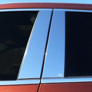 Polished Pillar Post Trim 4pcs (fits: 2019-2023 Cadillac XT4) - Picture 1 of 4