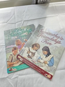 American Girl 2002 Friendship Fun Set Of 2 Books Samantha's Friendship Fun & Kit - Picture 1 of 23