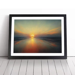 Serene Sunrise Wall Art Print Framed Canvas Picture Poster Decor Living Room - Picture 1 of 8