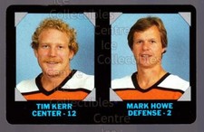 1985-86 7-Eleven Credit Cards 7-11 #14 Tim Kerr, Mark Howe