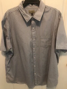 Mens Sonoma blue/white striped shirt XXL #277 - Picture 1 of 3