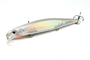 Bass Hechtköder RS110 110 mm 12,5 g Flocke Minnow langsam sinkender Wobbler 1-1,5 m Hecht - Bild 1 von 19