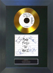 GOLD DISC PINK FLOYD The Wall Signed Reproduction Autograph Mounted Print A4 115 - Picture 1 of 10