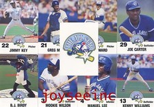 MLB Toronto Blue Jays Vintage 1991 THE ALL STAR SEASON Fire Safety CARD SET