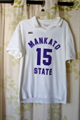 Vintage ASICS Mankato State University Men’s Volleyball Match Worn Game Jersey L - Image 1 of 3