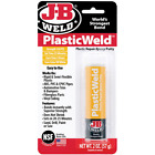 JB WELD 8237 J-B Weld 8237 PlasticWeld Plastic Repair Epoxy Putty - 2 oz.
