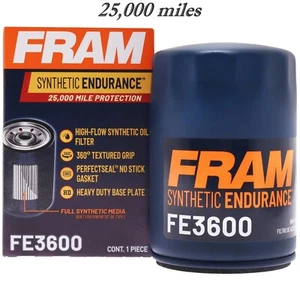 FRAM FE3600 Endurance Premium 25,000 mile Oil Filter 3600 - Picture 1 of 5