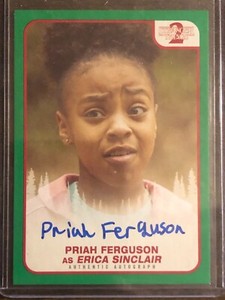 2019 Topps Stranger Things 2 #A-ES Priah Ferguson Erica Sinclair AUTOGRAPH 29/50