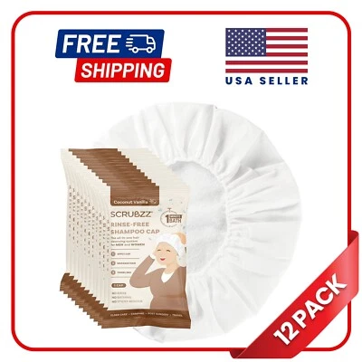 Scrubzz No Rinse Shampoo Caps - 12 Count, Coconut Vanilla - Image 1 of 4
