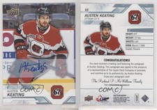 2018-19 Upper Deck CHL Auto Austen Keating #55 Auto
