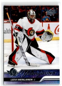 2023-24 Upper Deck Series1 Young Guns Leevi Merilainen #247 Ottawa Senators