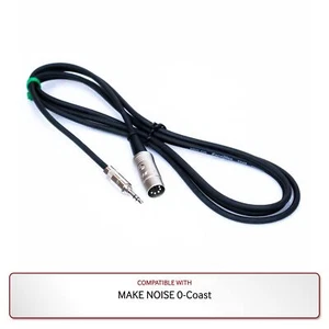 RapcoHorizon 6-Foot MIDI to TRS Cable for MAKE NOISE 0-Coast - Picture 1 of 5