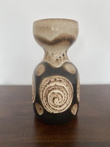 Dünner Breiden Keramik Vase WGP pottery 60 er fat lava vintage 70er Retro Design - Picture 1 of 6