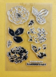 Juego de estampillas flores sin marca tienes un hermoso corazón - Imagen 1 de 1