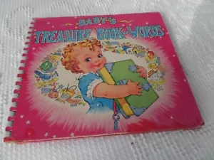 Vintage 1946 Baby's Treasure Book of Words Saafield Publishing - Picture 1 of 13