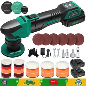 BATOCA Car Polisher Cordless Buffer Orbital Random Dual Action Polishing 1"3"Pad - Picture 1 of 15